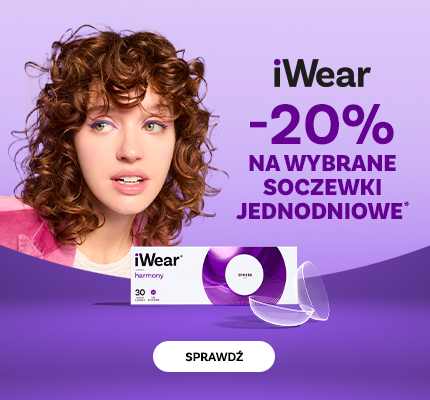 20% zniżki na soczewki kontaktowe