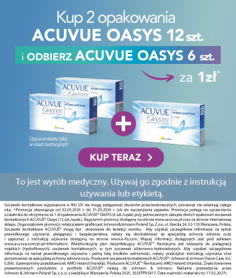 Acuvue Oasys za 1zł