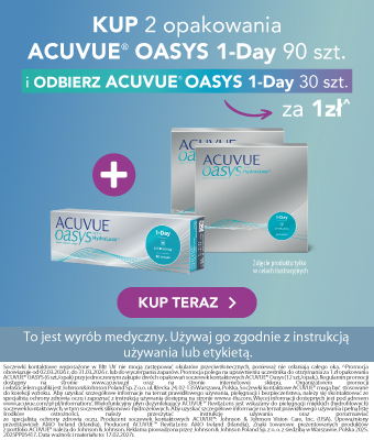 Acuvue Oasys 30szt. za 1zł!