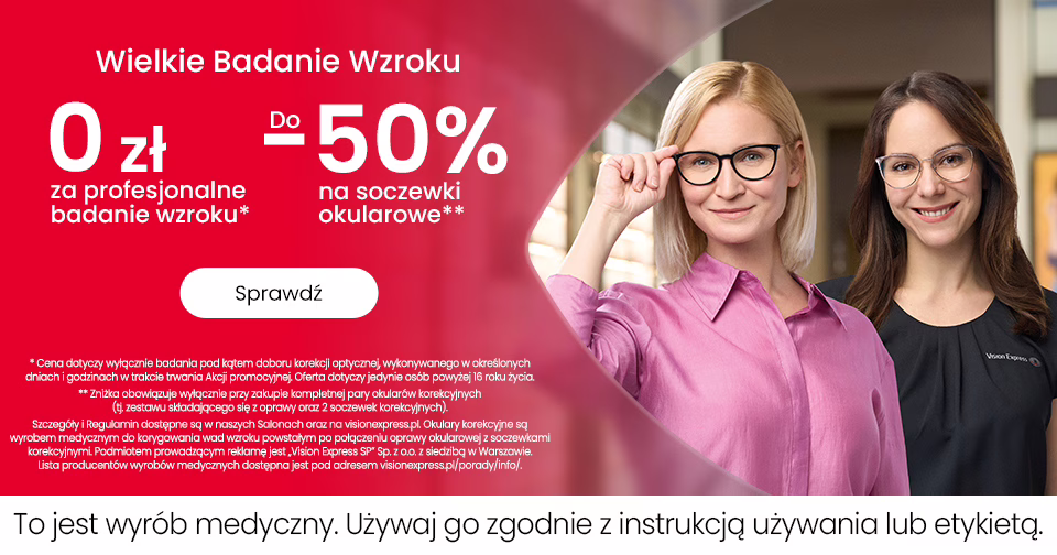 Obraz promocji - wielkie badanie wzroku