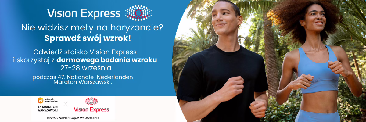 Obraz główny - Biegasz? Ubierz soczewki kontaktowe i zadbaj o wzrok przed 47. Nationale-Nederlanden Maratonem Warszawskim