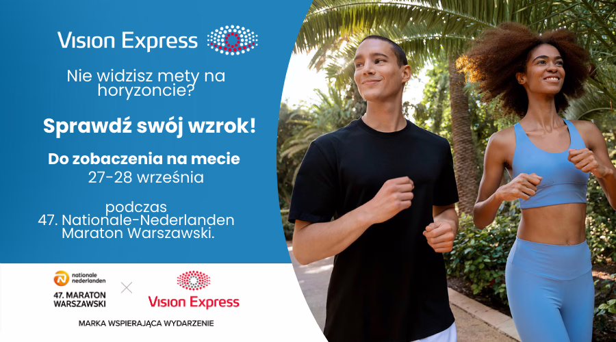 Obraz porady - Biegasz? Ubierz soczewki kontaktowe i zadbaj o wzrok przed 47. Nationale-Nederlanden Maratonem Warszawskim