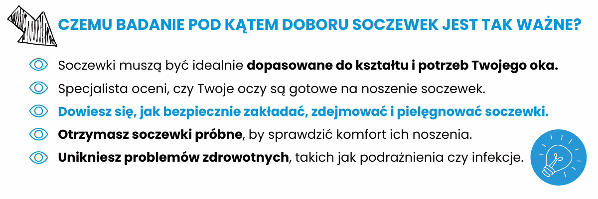 Obraz w artykule - Badanie wzroku pod kątem soczewek kontaktowych – jak się przygotować?