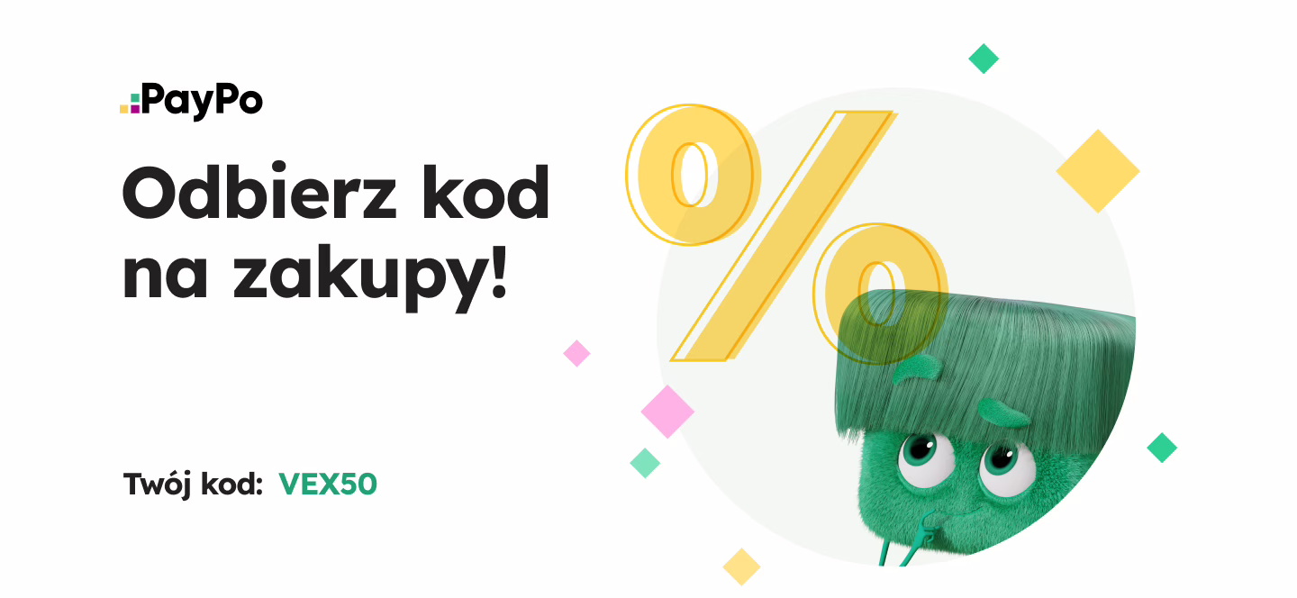 Grafika w artykule - Odbierz kod 50 zł na pierwsze zakupy z PayPo!