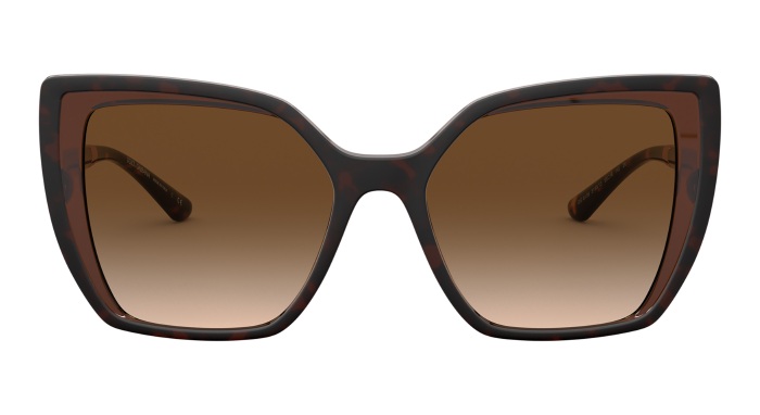 Akcesoria Okulary przeciwsłoneczne Okulary w stylu panto Dolce & Gabbana Okulary w stylu panto turkusowy-czarny Zwierz\u0119cy wz\u00f3r 