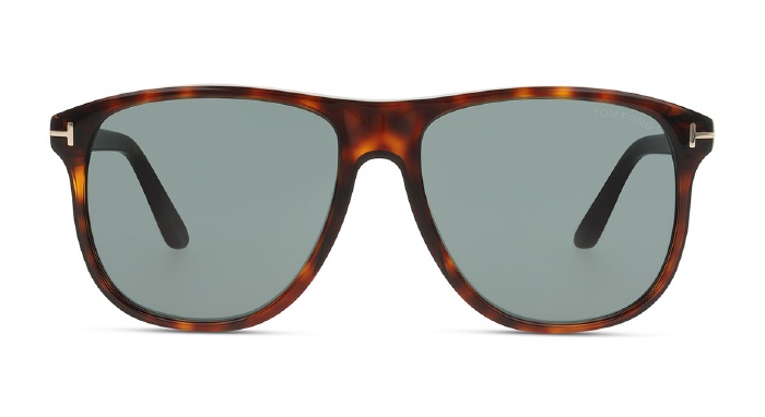 Akcesoria Okulary przeciwsłoneczne Owalne okulary przeciwsłoneczne Tom Ford Owalne okulary przeciws\u0142oneczne czarny W stylu casual 