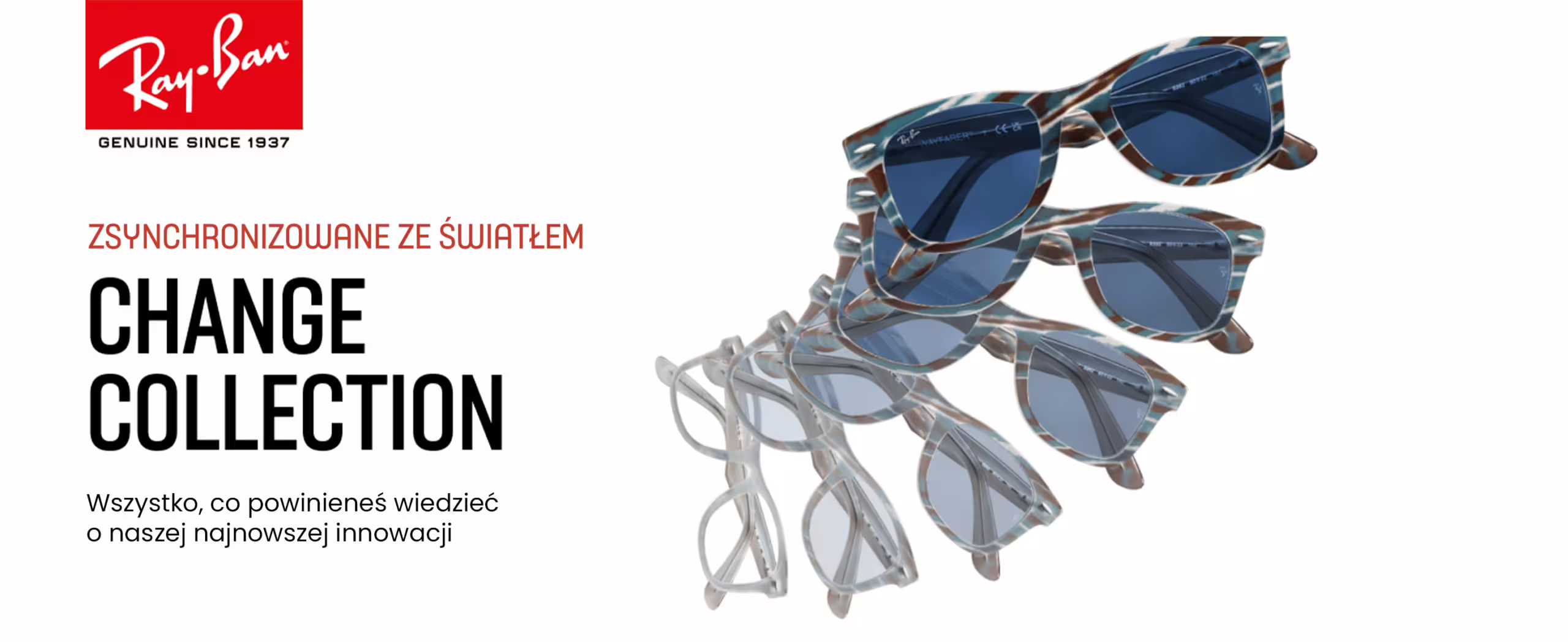 Grafika w artykule - Ray-Ban Change – innowacja wśród okularów przeciwsłonecznych
