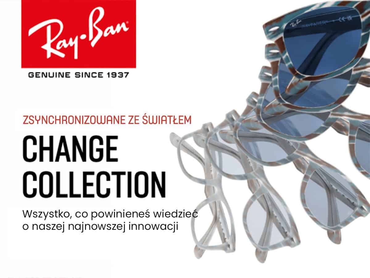 Grafika w artykule - Ray-Ban Change – innowacja wśród okularów przeciwsłonecznych