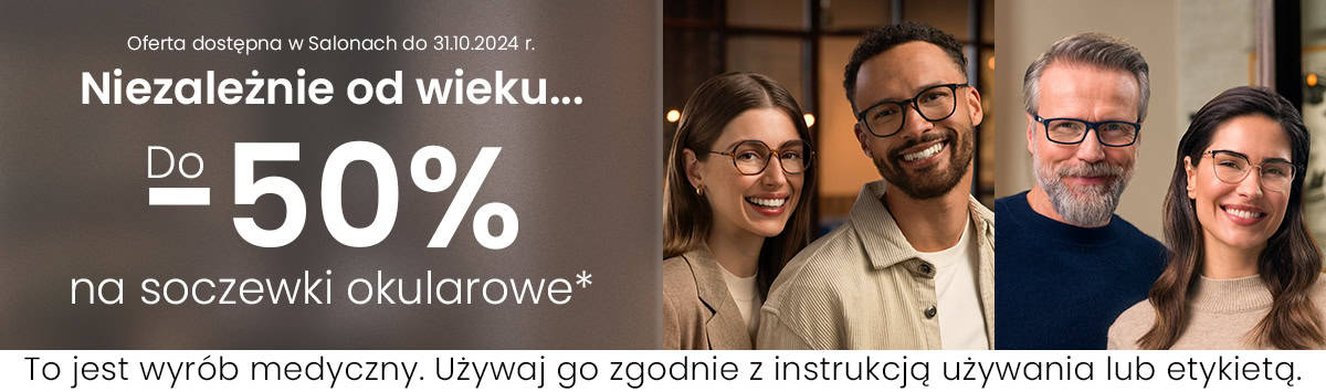 Grafika w artykule - Niezależnie od wieku do 50% na soczewki