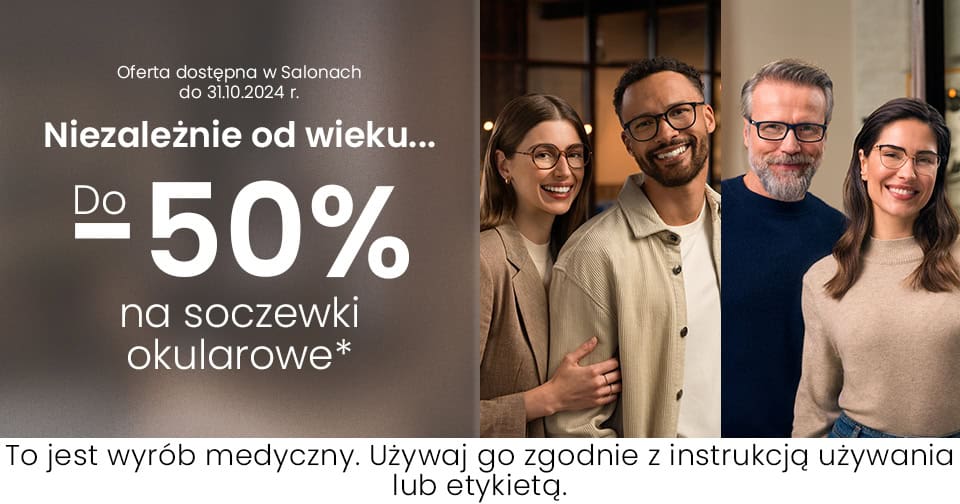 Grafika w artykule - Niezależnie od wieku do 50% na soczewki
