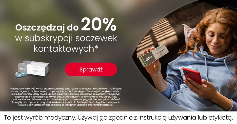 Obraz promocji - Subskrypcja All Inclusive – oszczędzaj na soczewkach kontaktowych!