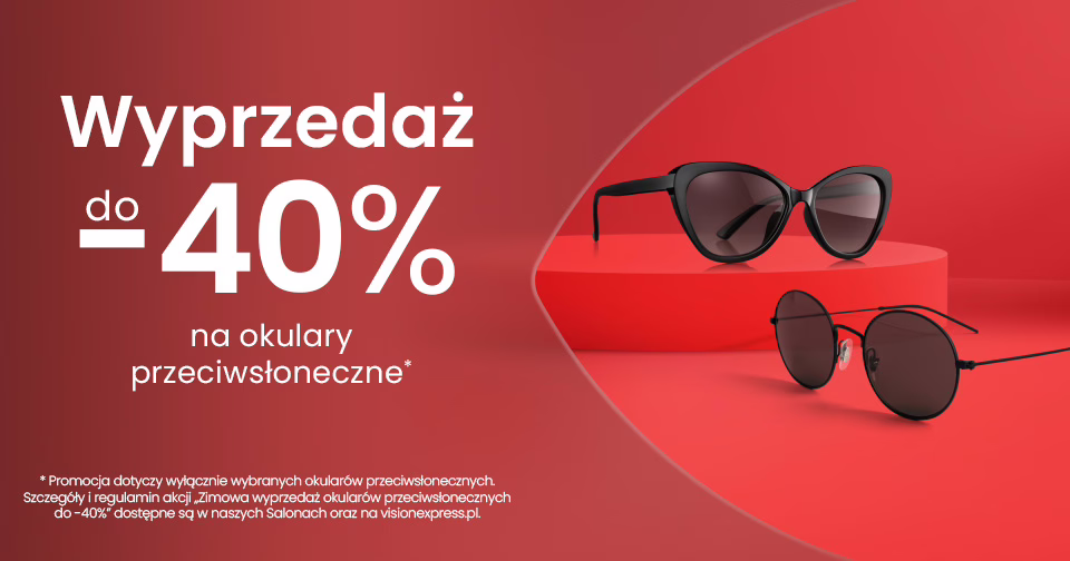Grafika w artykule - Wyprzedaż- okulary przeciwsłoneczne