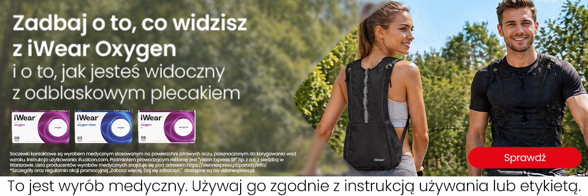 Grafika w artykule - Otwórz oczy na komfort z soczewkami iWear i odbierz plecak sportowy gratis