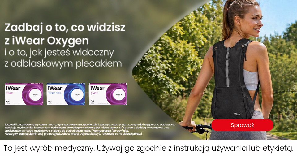 Grafika w artykule - Otwórz oczy na komfort z soczewkami iWear i odbierz plecak sportowy gratis