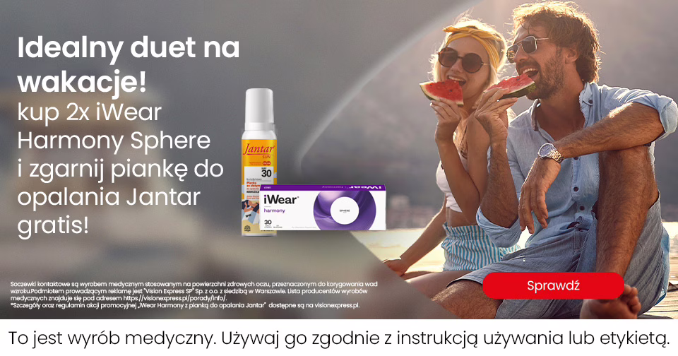 Obraz promocji - Idealny duet na lato iWear Harmony x pianka do opalania Jantar