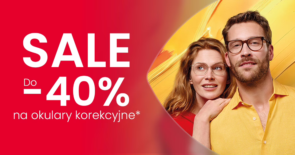Grafika w artykule - Letnia wyprzedaż: do 40% na okulary korekcyjne