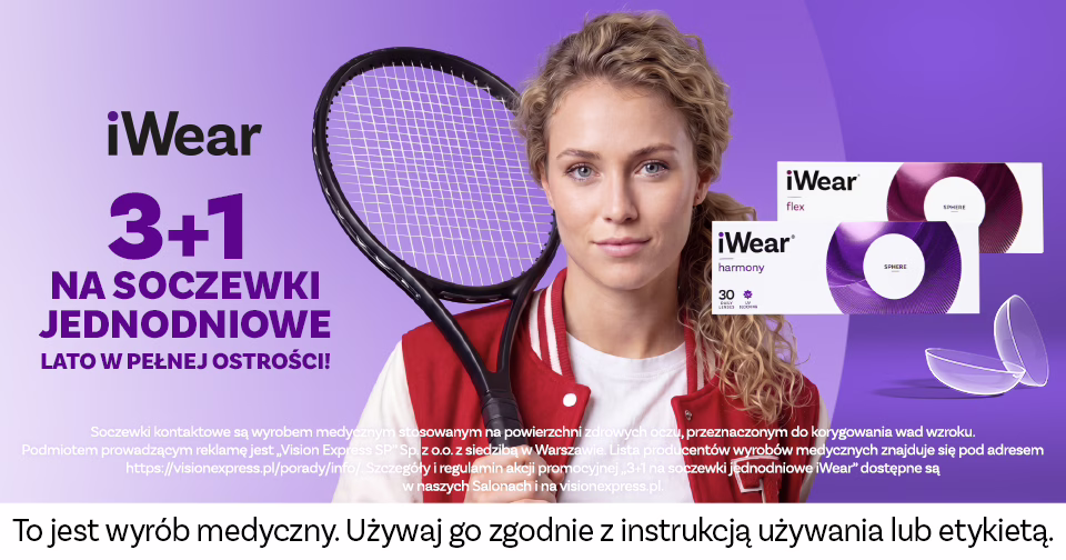 Grafika w artykule - 3+1 na jednodniowe soczewki kontaktowe iWEAR