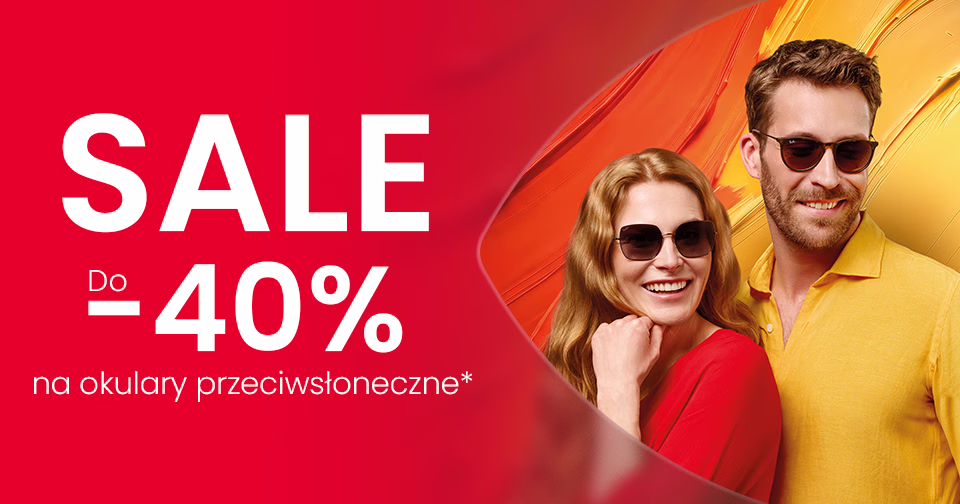 Grafika w artykule - Letnia wyprzedaż: do 40% na okulary przeciwsłoneczne