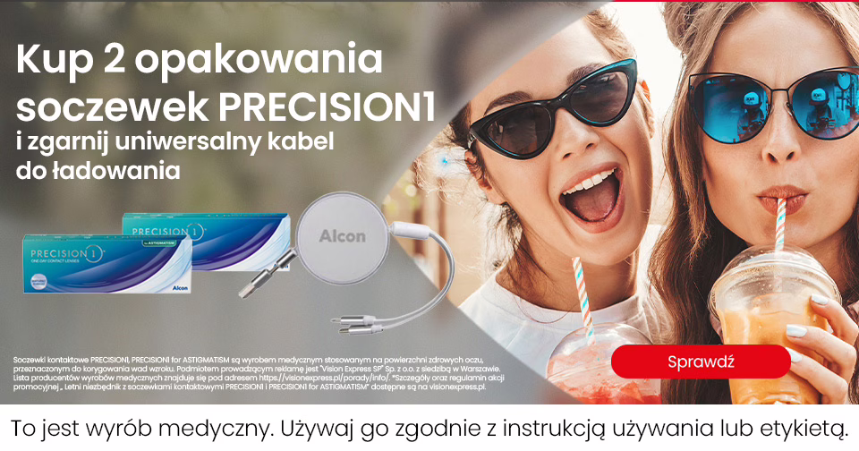 Obraz główny do promocji - Zgarnij kabel do ładowania przy zakupie dwóch opakowań PRECISION1!