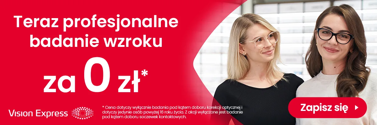 Grafika w artykule - 0 zł za badanie wzroku